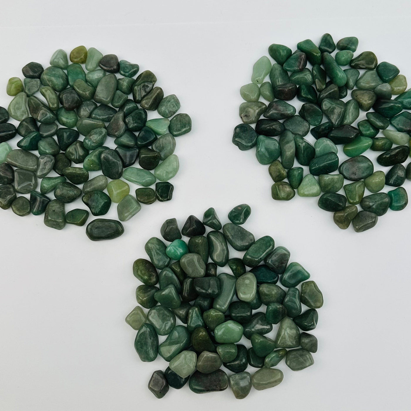 green aventurine tumbled stones come in half pound bags