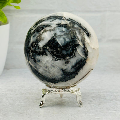 Metal Sphere Stand - Sphere Holder displayed as home decor 