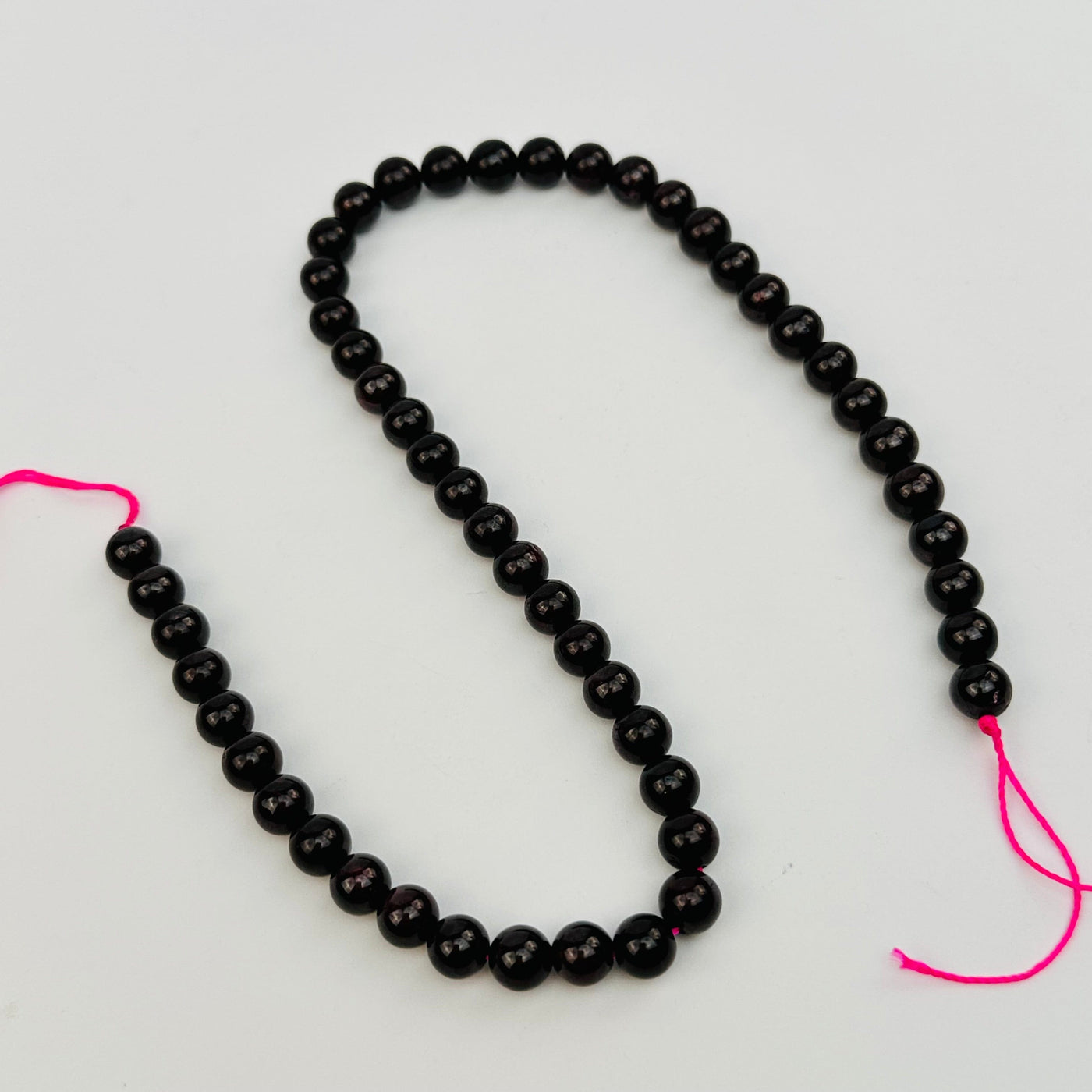 Red Garnet Crystal Beads Strand