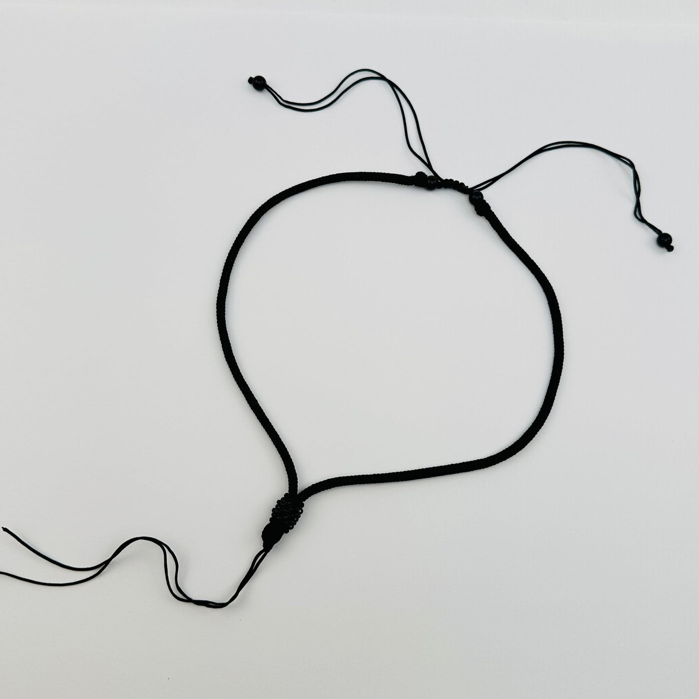 Cord Necklace with accent bead