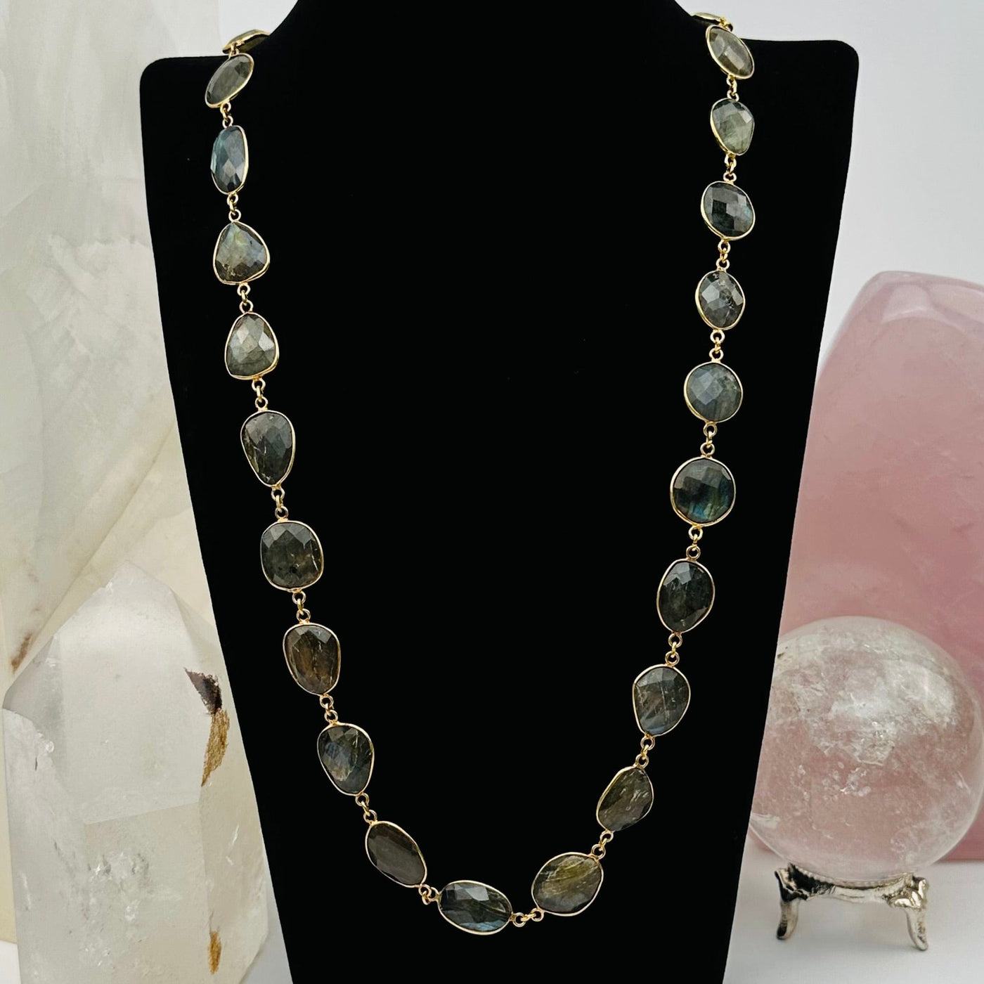 necklace available in labradorite 