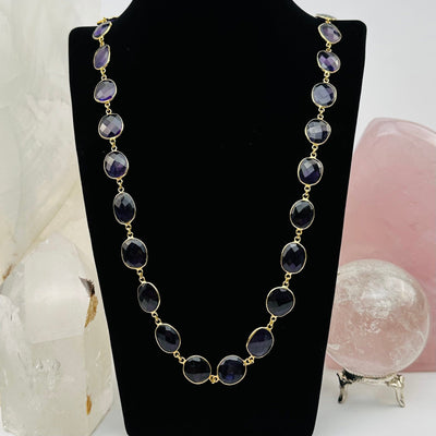 necklaces available in amethyst 