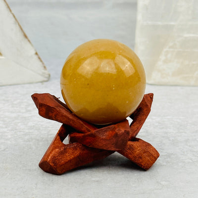 small sphere holder displayed as home decor