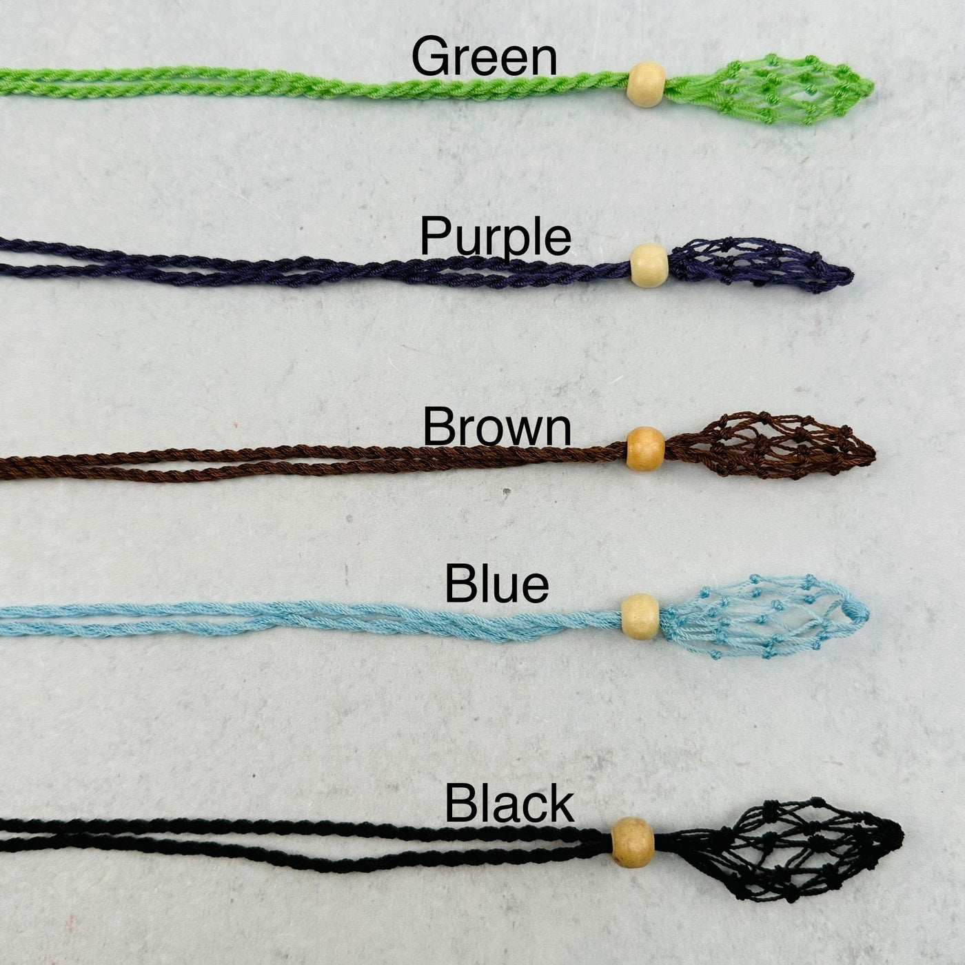 Necklace with Gemstone Netting comes in different color shades! you select your favorite one