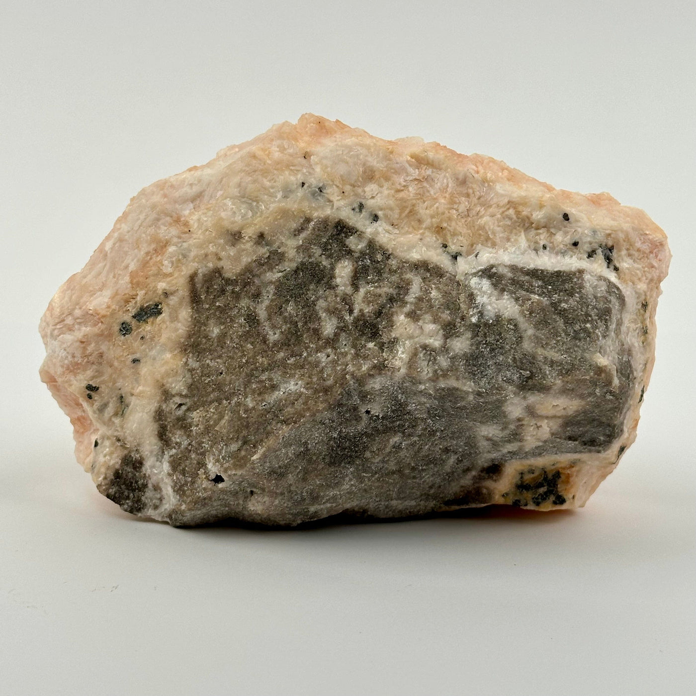 back side of the crystal cluster 