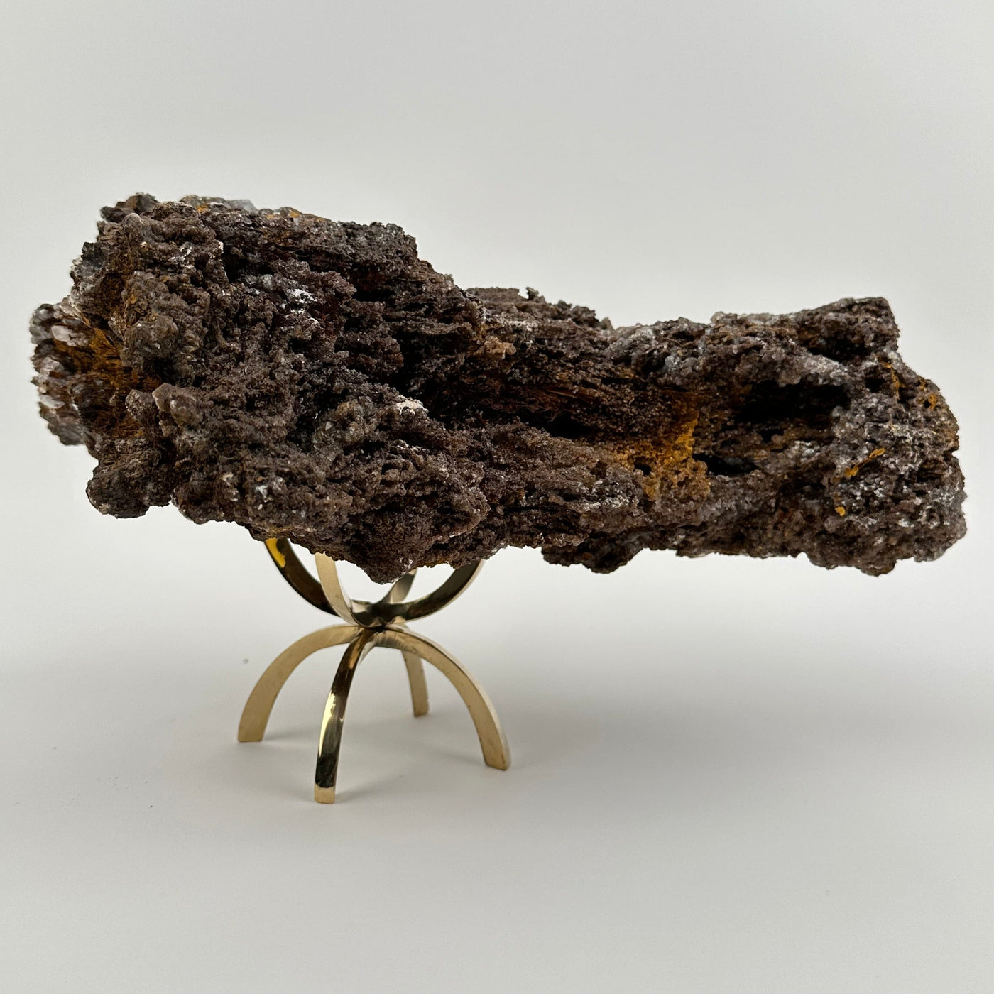 Natural Calcite Crystal Formation on Stand