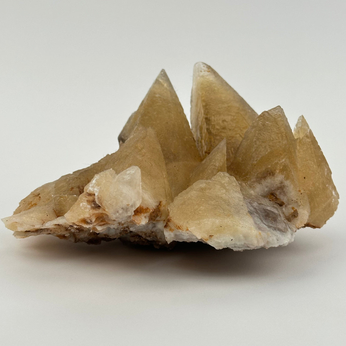 front view of the crystal cluster 