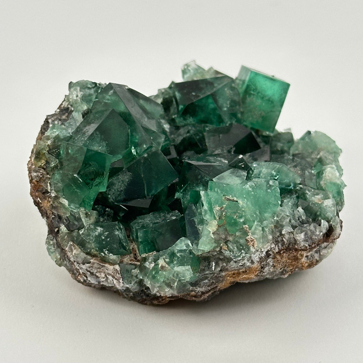  Cubic Fluorite Crystal Cluster - High Grade Formation -