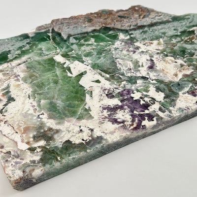fluorite slab comes semi polished 