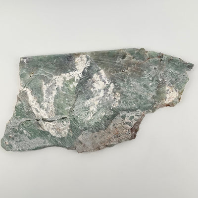 back side of the fluorite slab is not polished smooth