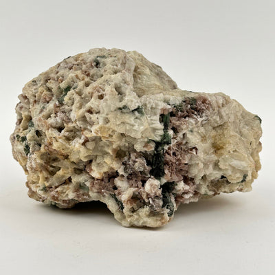 Watermelon Tourmaline on Matrix Crystal Cluster