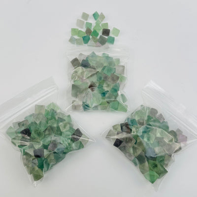 Fluorite Octahedron 1/4 pound bags