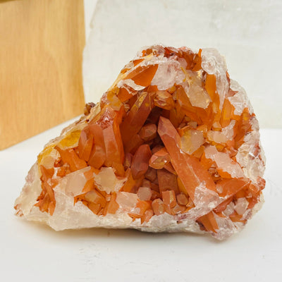 Tangerine Quartz Clusters - By Weight 