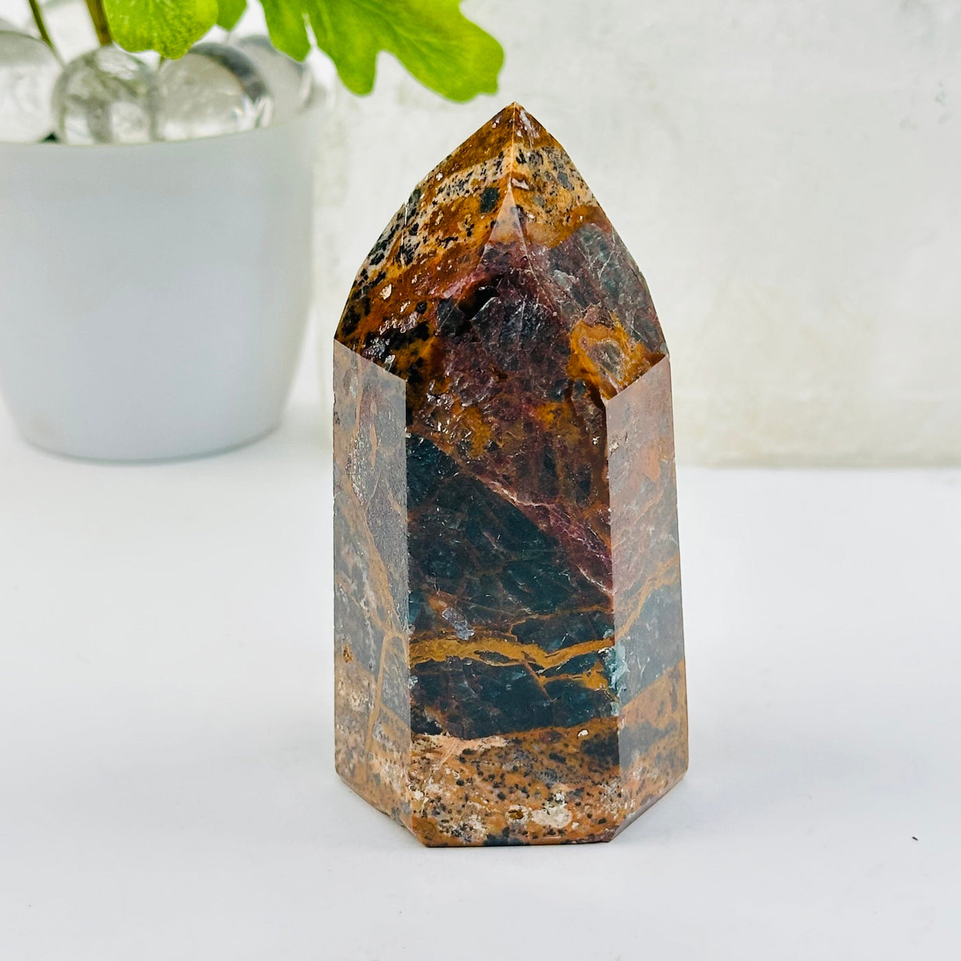 crystal point displayed as home decor 