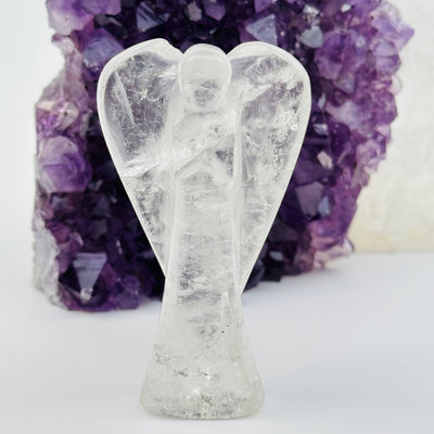 Crystal Gemstone Angel displayed as home decor