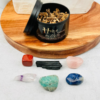crystal set comes with six different crystals 