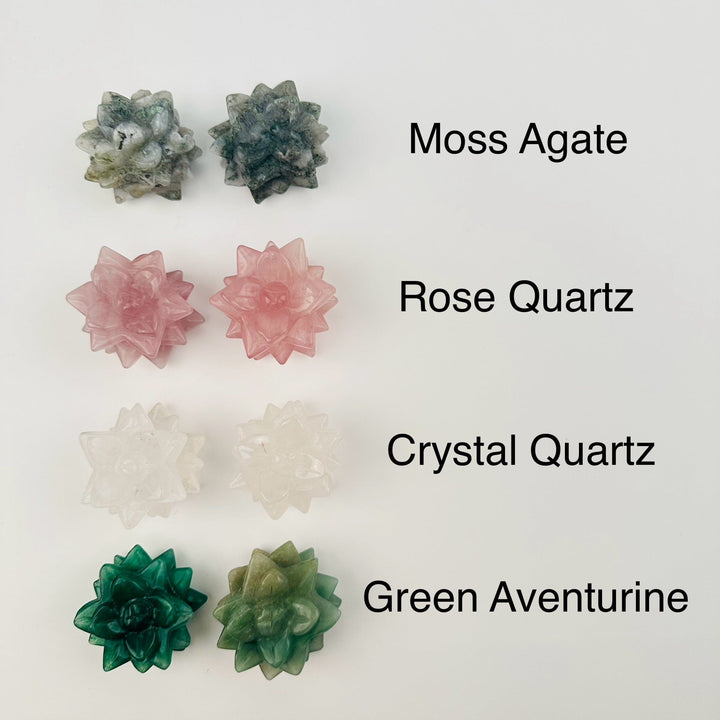 Carved Crystal Succulent – Rock Paradise