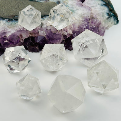 Crystal Quartz Icosahedron