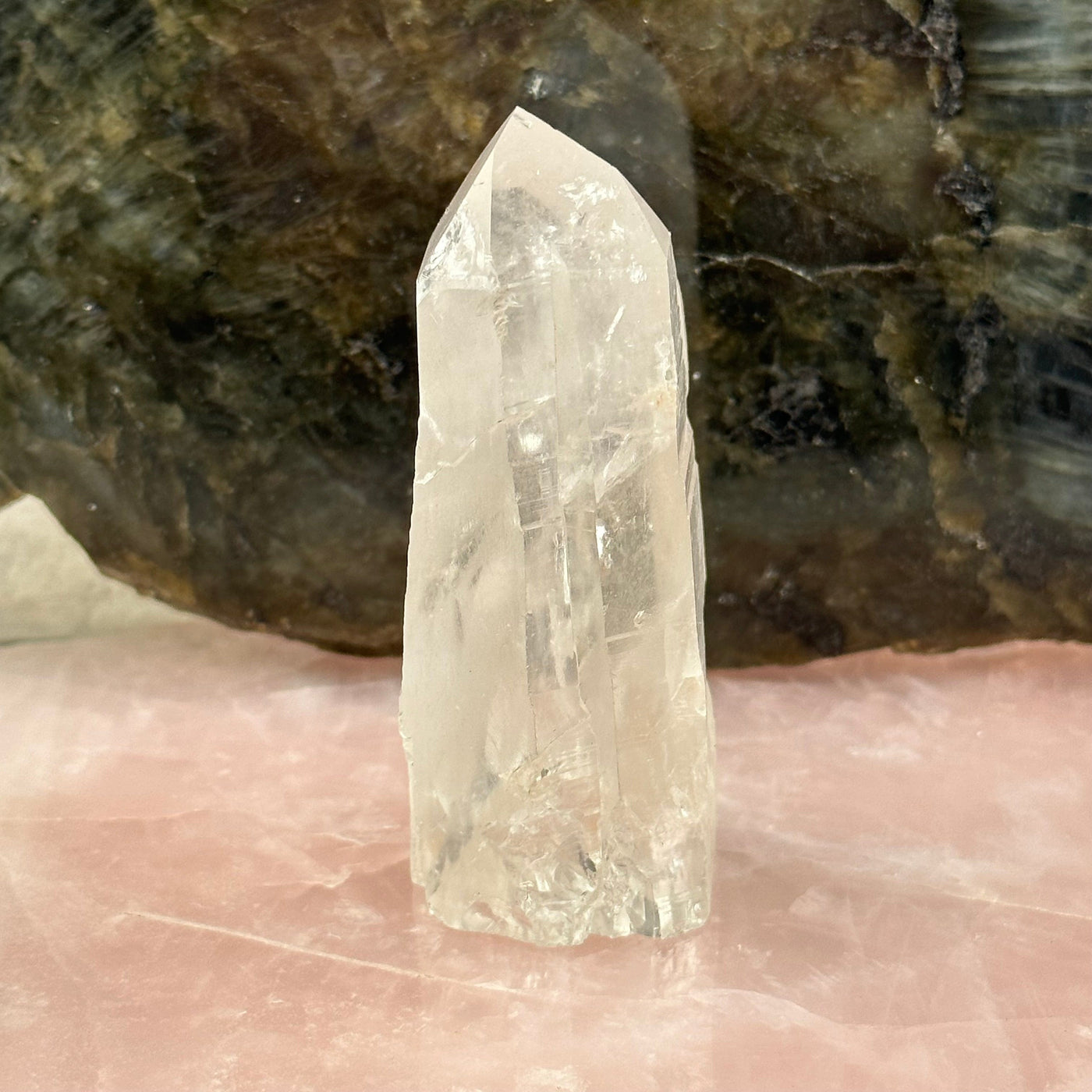 lemurian point displayed as home decor 
