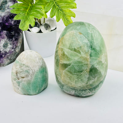 crystals displayed as home decor