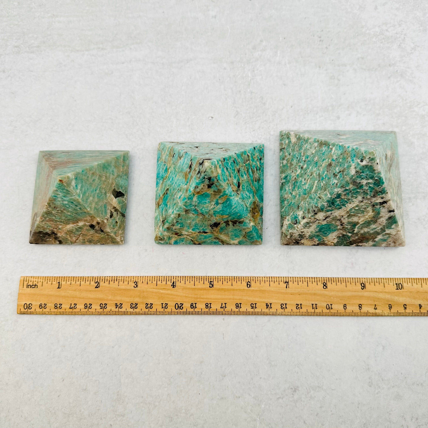 Amazonite Crystal Pyramids - By Weight