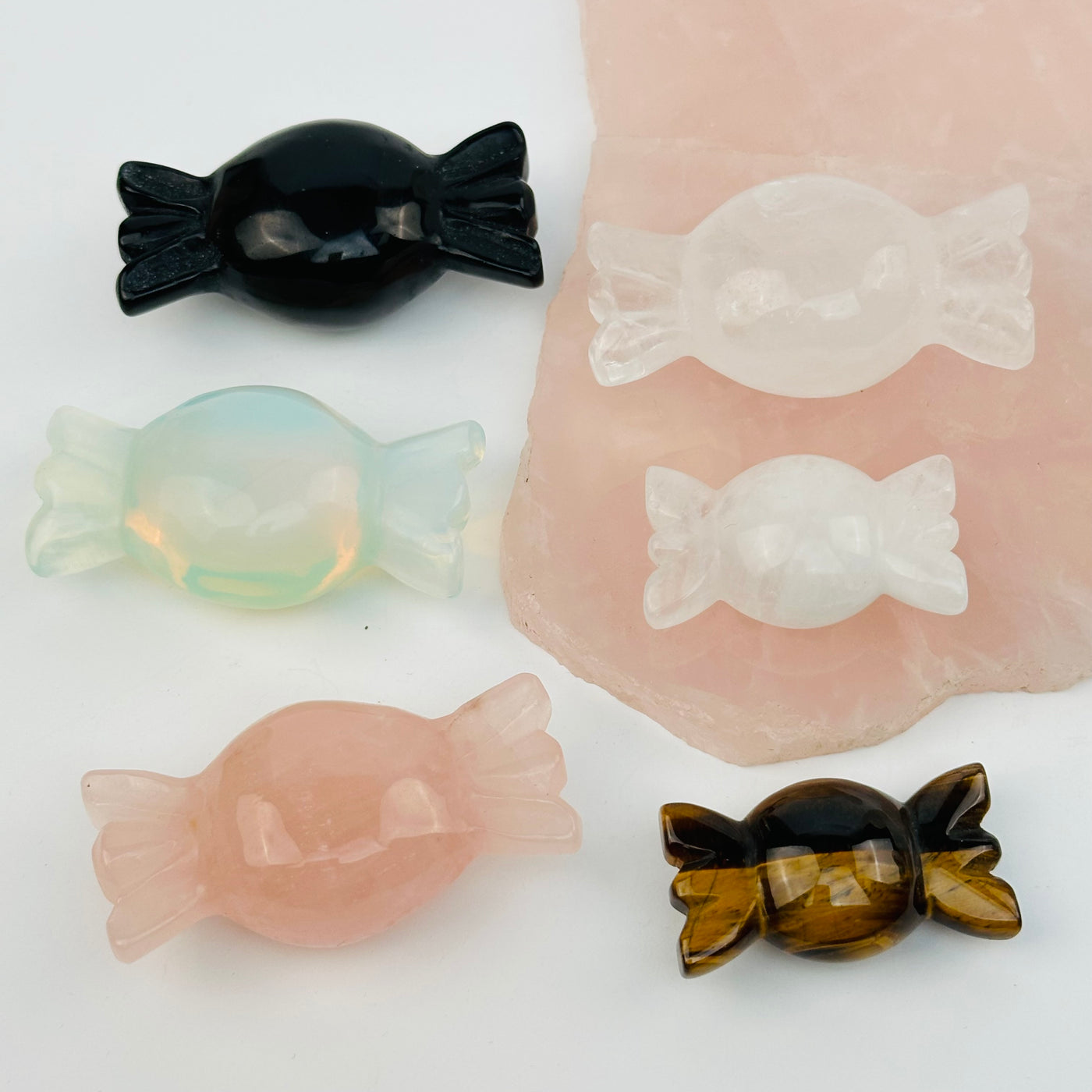 crystal candies come in small and large sizes 