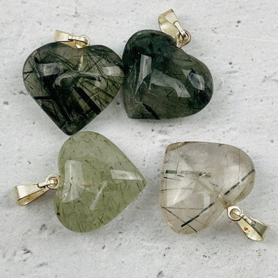 close up of the epidote hearts