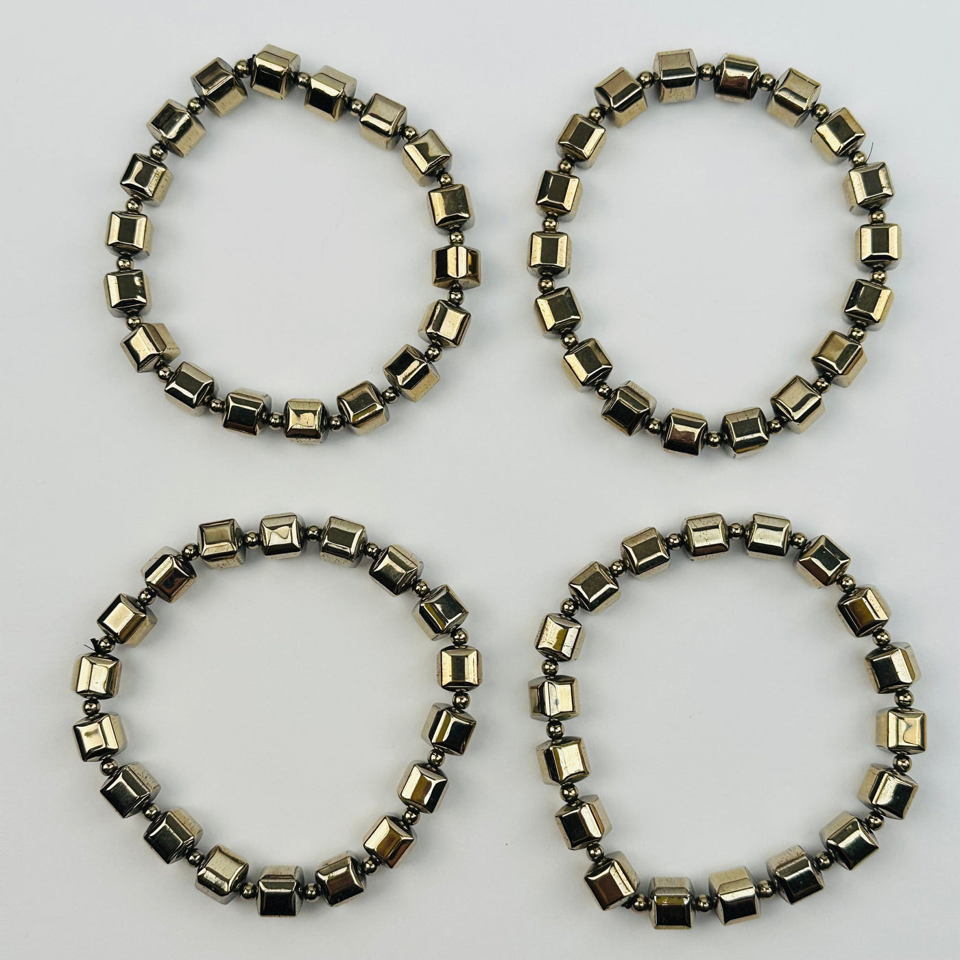 multiple bracelets displayed to show the differences in the sizes 