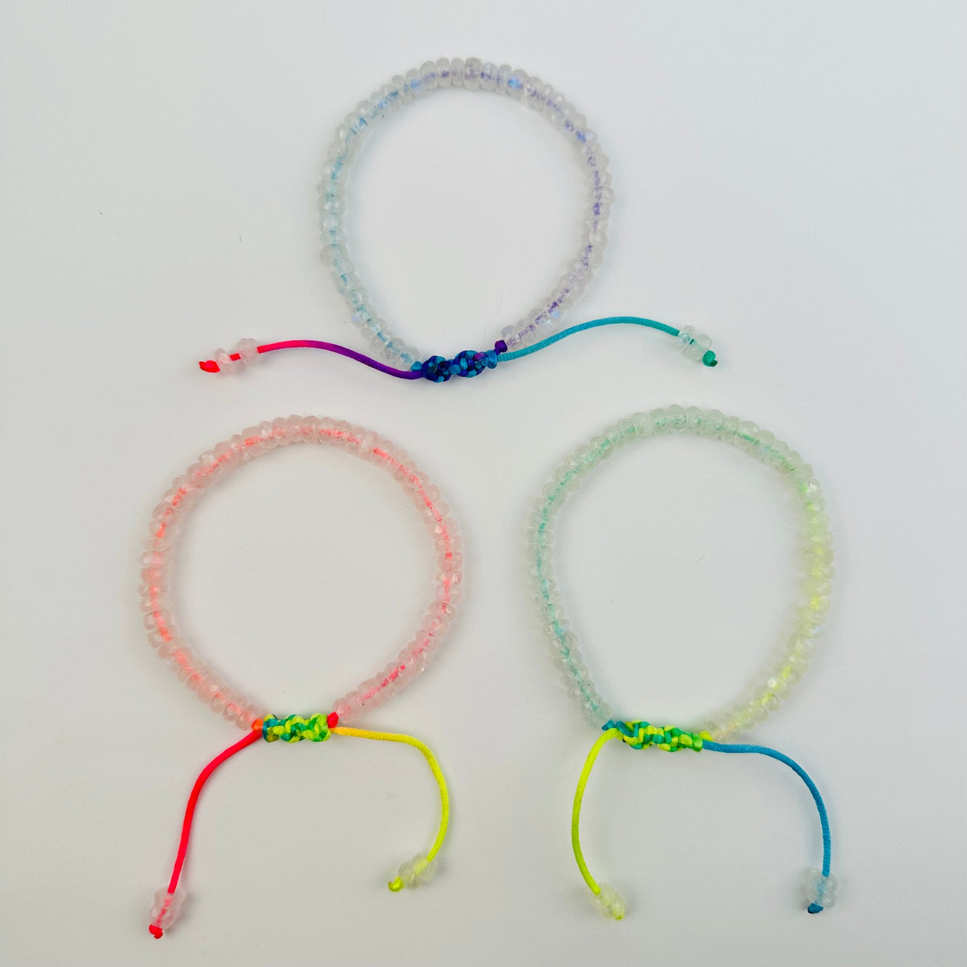 bracelets come with an adjustable slide string