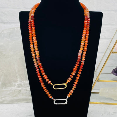 Carnelian Candy Necklace - You Choose Style -