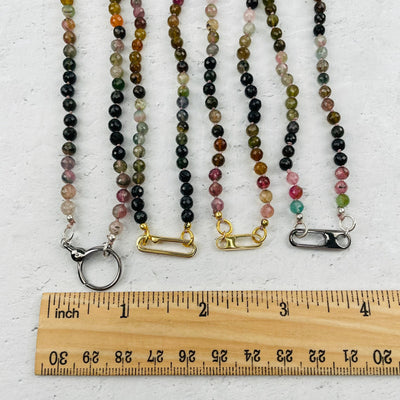 pendant bail next to a ruler for size reference 