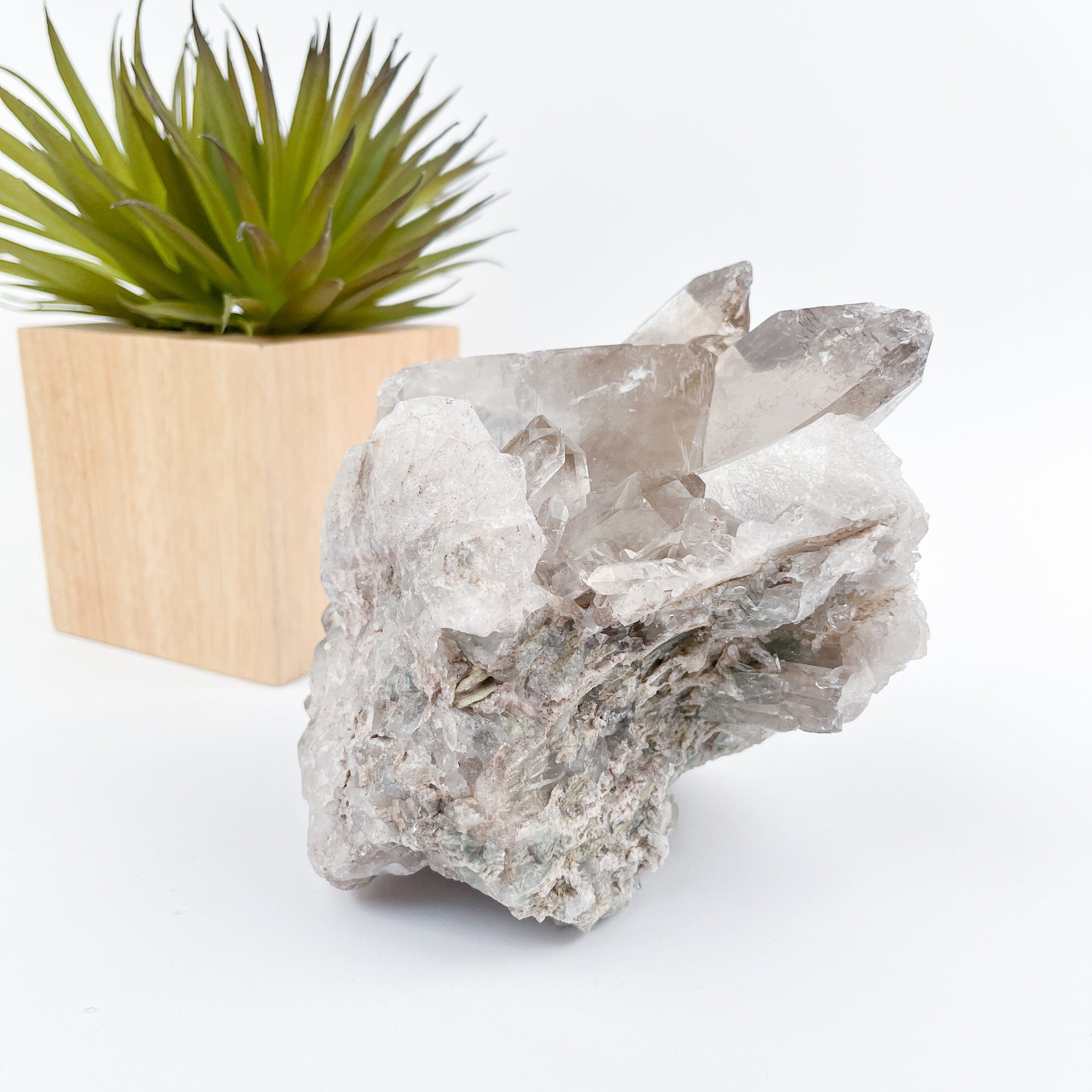 Smoky Quartz Crystal Cluster (High Quality) - One-of-a-Kind – Rock Paradise