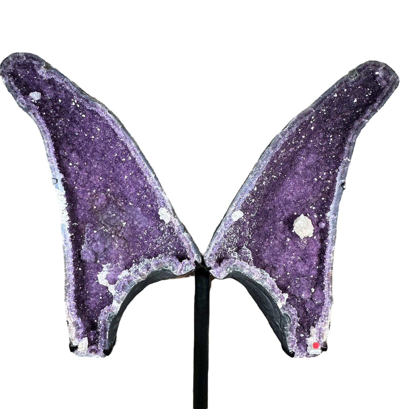 close up of the amethyst wings 