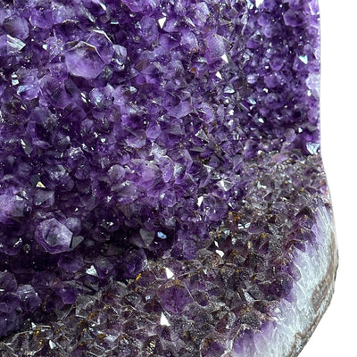 close up of the details on these crystal clusters 