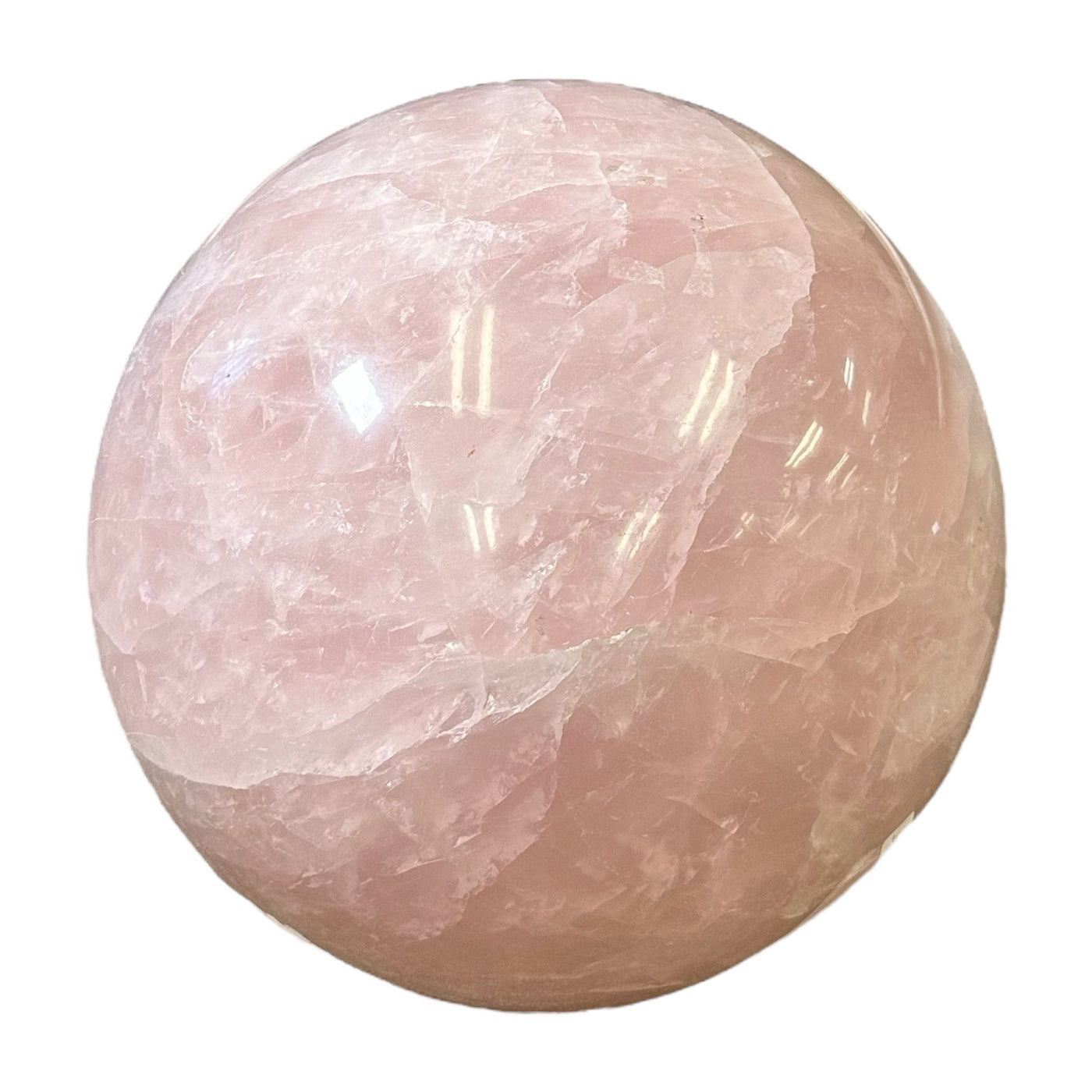 Huge Rose Quartz Sphere - Over 127pounds