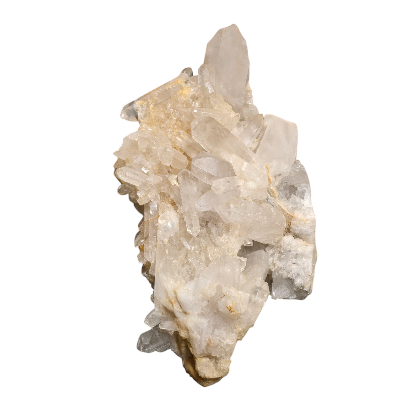 Giant Crystal Quartz Cluster #5 side view