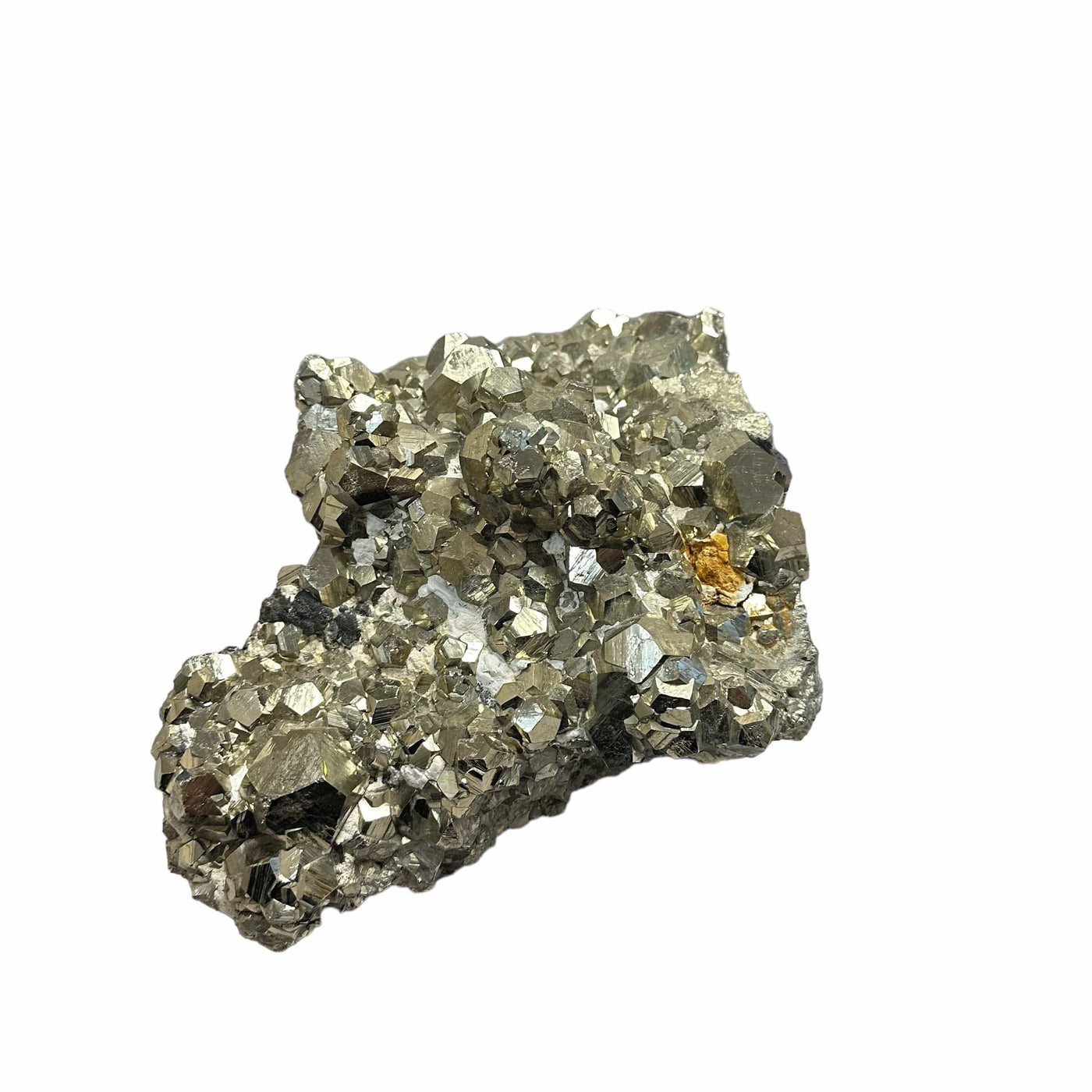 Large Pyrite cluster with Hexagon formations - Collectors Piece! -