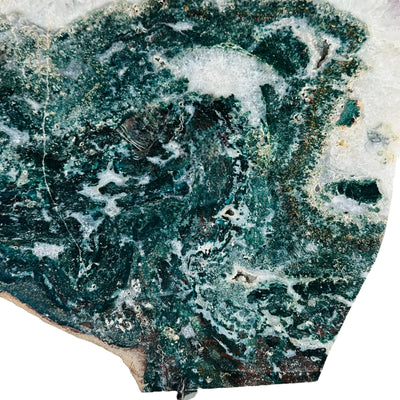 close up of the jasper section of the wall hanging 