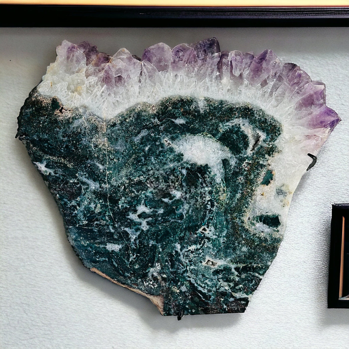 Amethyst with Jasper Wall Decor - Amazing One of A Kind -