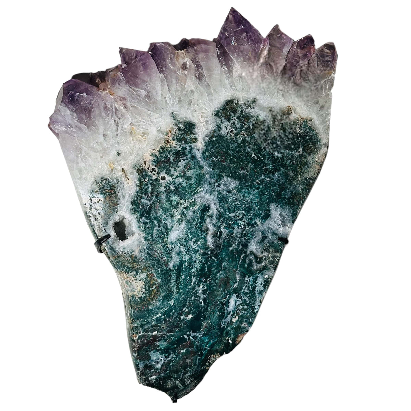 Amethyst with Jasper Wall Decor - Crystal Home Decor -