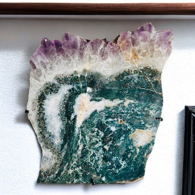 Amethyst with Jasper Wall Decor