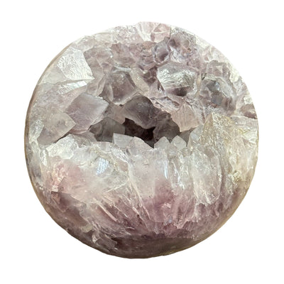 Amethyst Agate Crystal Sphere - Large Sphere