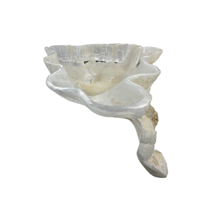 Light Colored Mexican Onyx Freeform Bowl - Large Bowl 