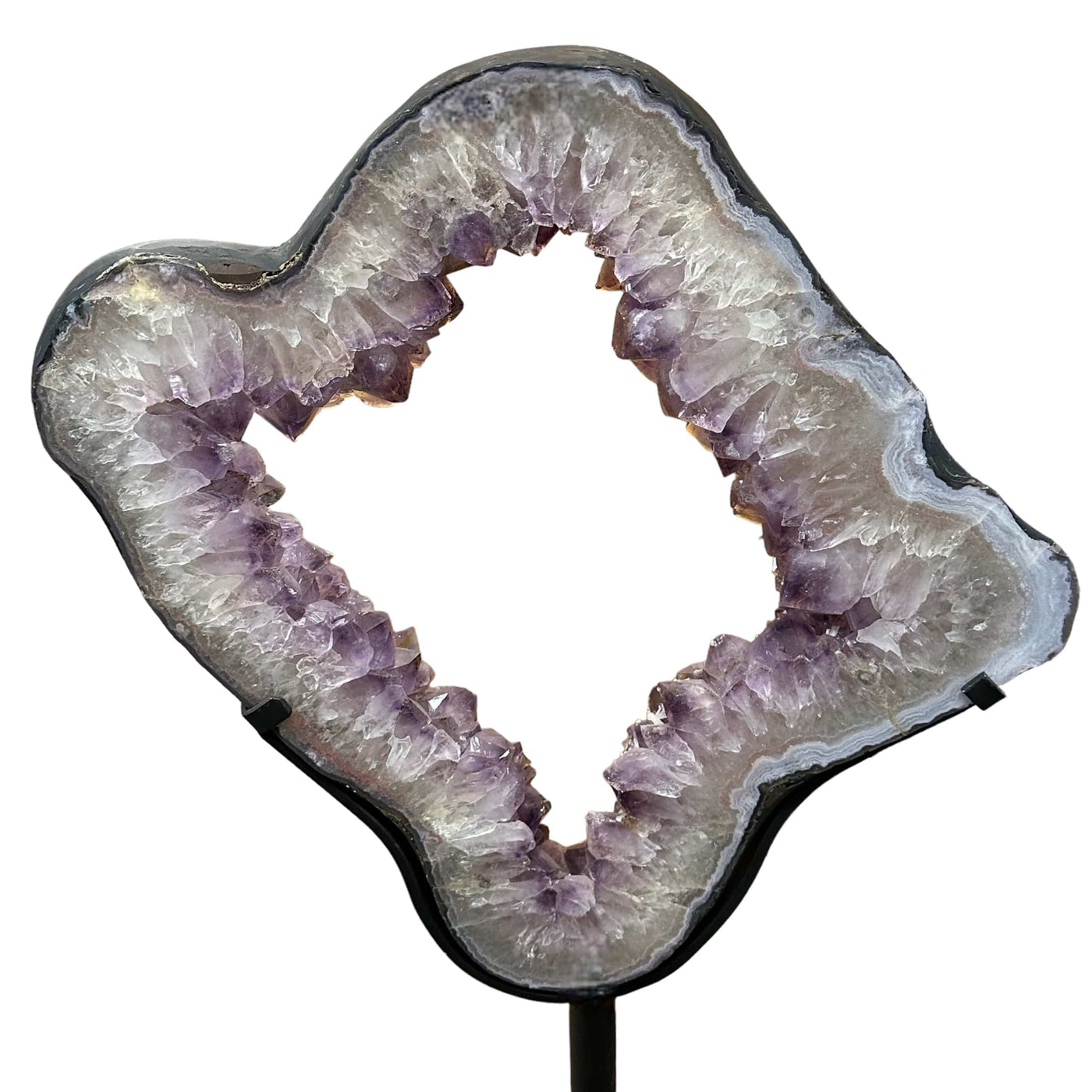 close up of the amethyst portal 
