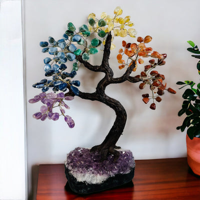 rainbow tree displayed as home decor