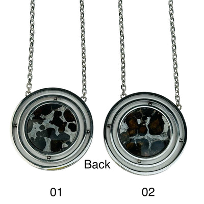 back side of the crystal pendants 