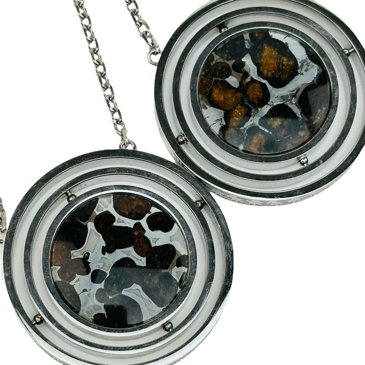 close up of the details on these pendants 