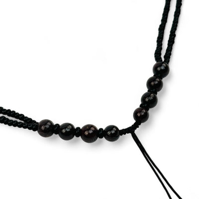 close up of the garnet gemstones 