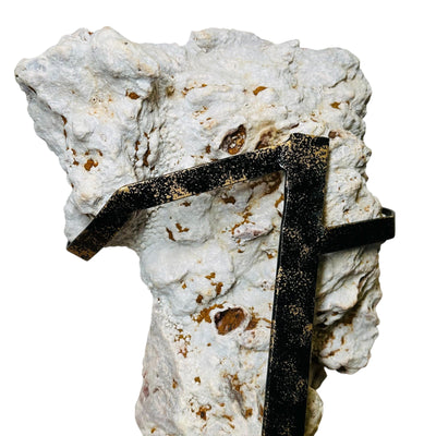 close up of the details on this natural crystal