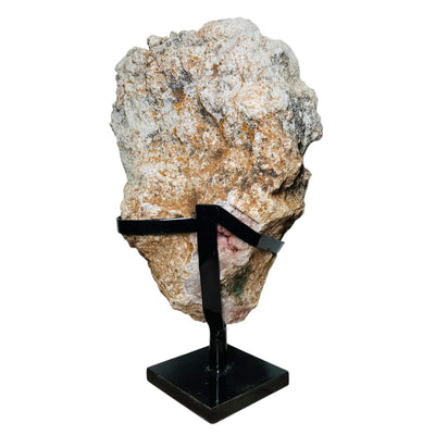 back side of the pink amethyst crystal is natural 